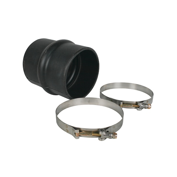 Centri Rubber Hump Hose w/2 Clamps 5 6.4" x6.4" x8.8"